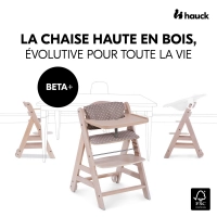 Chaise Haute Hauck Beta+ - Whitewashed