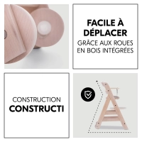 Chaise Haute Hauck Beta+ - Whitewashed