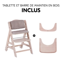 Chaise Haute Hauck Beta+ - Whitewashed