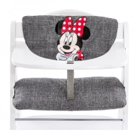 Coussin Chaise Haute Hauck Deluxe - Minnie Mouse Grey