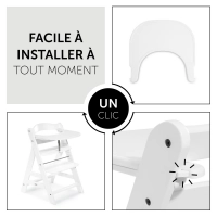 Plateau Repas Hauck Alpha Click - White