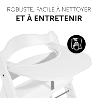 Plateau Repas Hauck Alpha Click - White