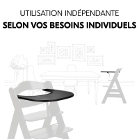 Plateau Repas Hauck Alpha Click - Black