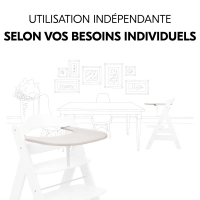 Plateau Repas Hauck Alpha Click - Speckle Beige