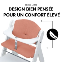 Coussin Chaise Haute Hauck Alpha+ - Cork
