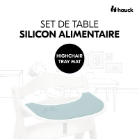 Protection Silicone Plateau Repas Hauck - Mint Fox