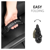 Poussette Hauck Rapid 4D Air - Olive