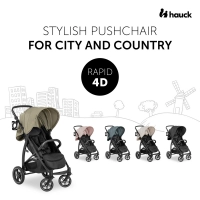 Poussette Hauck Rapid 4D - Black