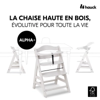 Chaise Haute Hauck Alpha+ - Creme