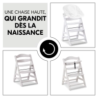 Chaise Haute Hauck Alpha+ - Creme