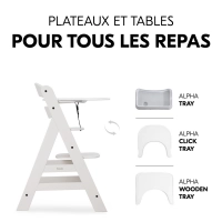 Chaise Haute Hauck Alpha+ - Creme