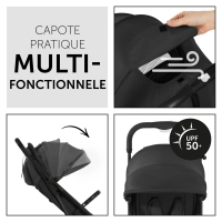 Poussette Hauck Travel N Care - Black