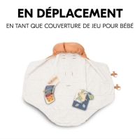 Chancelière 3-en-1 Hauck Carry N Play - Dots Cork