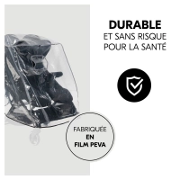 Habillage Pluie Hauck Poussette Double