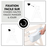 Boite de rangement pour chaise haute Highchair Box S White - White