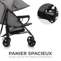 Poussette TIK - Kinderkraft - gris