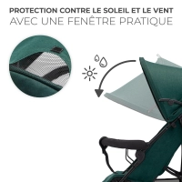 Poussette TIK - Kinderkraft - vert