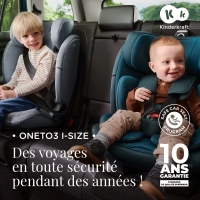 Siège Auto 76-150 cm Kinderkraft ONETO3 i-Size - Cherry Pearl