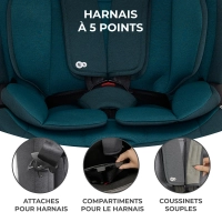 Siège Auto 76-150 cm Kinderkraft ONETO3 i-Size - Harbor Blue