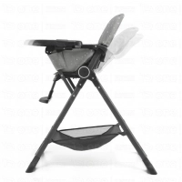 Chaise haute FOLDEE - Kinderkraft - gris