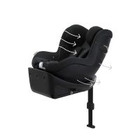 Siege Auto 61-105cm Cybex Sirona Gi i-Size avec base incluse - Magic Black