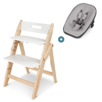 Chaise Haute Moji Yippy Tune - Cotton + Assise Nouveau-Né - Birch