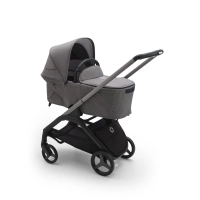 Poussette Bugaboo Dragonfly - Châssis Graphite/ Canopy Gris Chiné