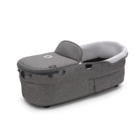 Poussette Bugaboo Fox 5 - Châssis Noir + Nacelle - Gris Chiné