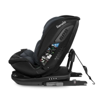 Siège Auto 40-150cm Lionelo Bastiaan RWF i-Size - Grey Stone