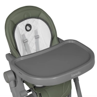 Chaise Haute Lionelo Cora Plus - Green Olive