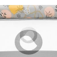 Lit Parapluie Lionelo Stefi Plus - Pink Yellow