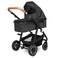 Poussette Lionelo Amber + Nacelle - Grey Graphite