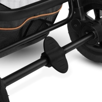 Poussette Lionelo Amber + Nacelle - Grey Graphite