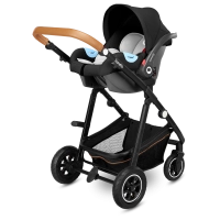 Poussette Lionelo Amber + Nacelle - Grey Graphite