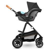 Poussette Lionelo Amber + Nacelle - Grey Graphite