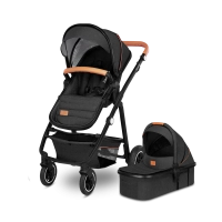 Poussette Lionelo Amber + Nacelle - Grey Graphite