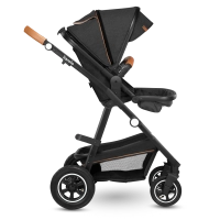 Poussette Lionelo Amber + Nacelle - Grey Graphite