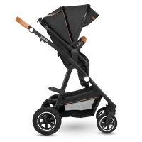 Poussette Lionelo Amber + Nacelle - Grey Graphite