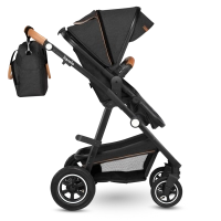 Poussette Lionelo Amber + Nacelle - Grey Graphite