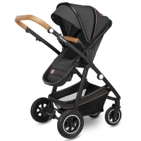 Poussette Lionelo Amber + Nacelle - Grey Graphite
