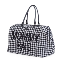 Sac à Langer Childhome Mommy Bag - Pied de Poule Noir