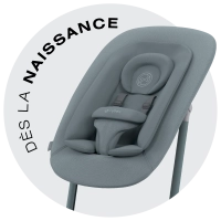 Chaise Haute Cybex Lemo 2 Set 4-en-1 + Transat - Stone Blue