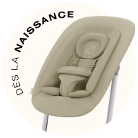 Chaise Haute Cybex Lemo 2 Set 4-en-1 + Transat - All White