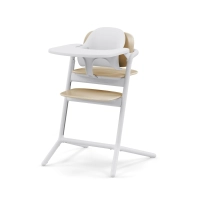 Chaise Haute Cybex Lemo 2 Set 4-en-1 + Transat - Sand White