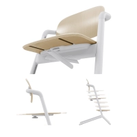 Chaise Haute Cybex Lemo 2 Set 4-en-1 + Transat - Sand White