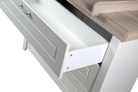 Chambre Roba Felicia (Commode 3 Tiroirs) - Blanc / Luna elm