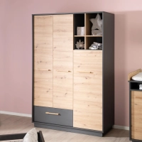 Chambre Roba Lenn - Anthracite / Bois
