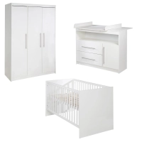 Chambre Roba Maren (Commode Large) - Blanc
