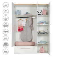 Chambre Roba Nele - Blanc