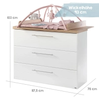 Chambre Roba Nele - Blanc